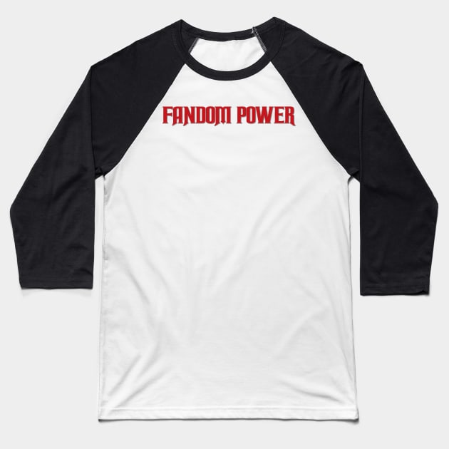 Fandom Power (Rider of Night) Baseball T-Shirt by Fandom Power Podcast Merch Shop